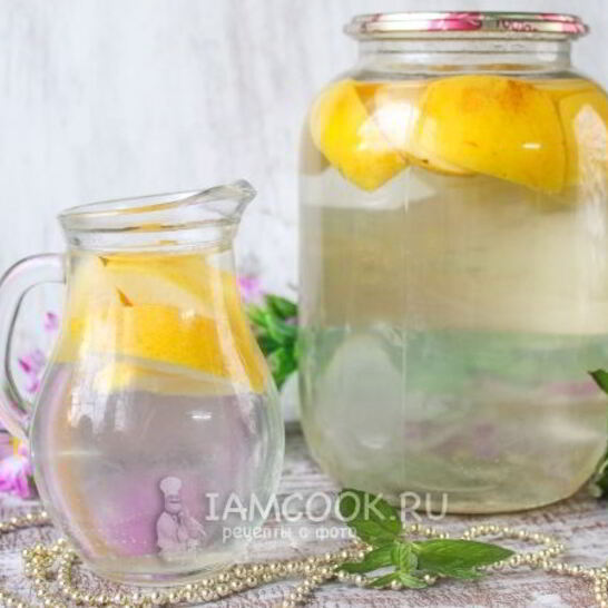 Рецепт компот из айвы на зиму без стерилизации