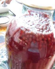 Компот из брусники на зиму