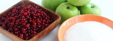 компот из брусники с яблоками на зиму. Шаг 3