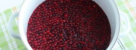 компот из брусники с яблоками на зиму. Шаг 9