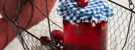 компот из черешни и клубники на зиму. Шаг 6