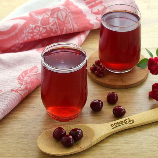 Рецепт компот из черешни