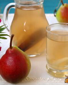 Компот из груш с корицей