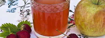 компот из клубники и яблок. Шаг 8