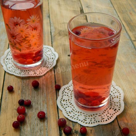 Рецепт компот из клюквы замороженной
