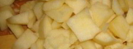 компот из мандаринов и яблок. Шаг 2