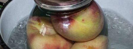 компот из персиков на зиму. Шаг 7