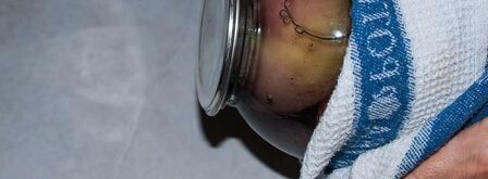 компот из персиков на зиму. Шаг 9