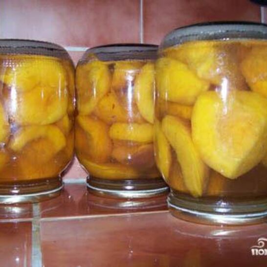 Рецепт компот из персиков