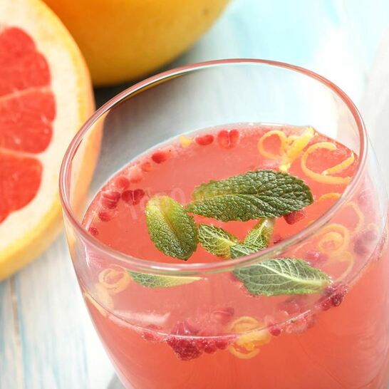 Рецепт компот из помело, апельсина, лимона и грейпфрута