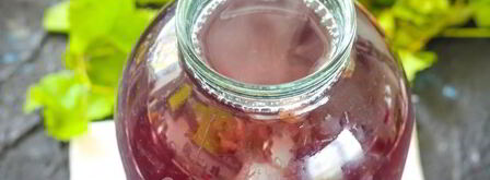 компот из синего винограда на зиму. Шаг 7