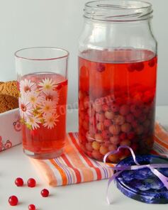 Компот из смородины и крыжовника на зиму