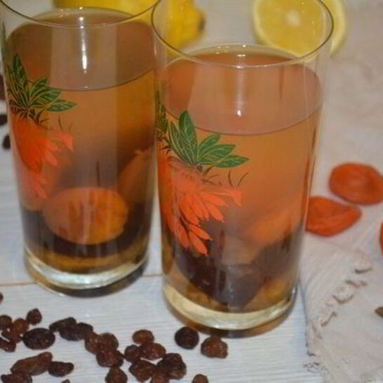 Рецепт компот из сухофруктов и изюма