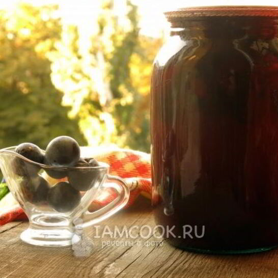 Рецепт компот из терна на зиму