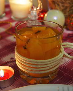 Компот из тыквы с апельсином