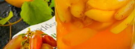 компот из винограда и яблок на зиму. Шаг 21