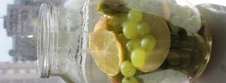 компот из винограда с яблоками в зиму. Шаг 3