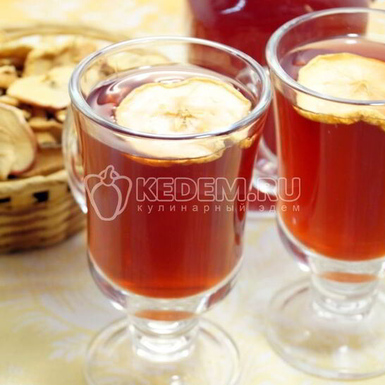 Рецепт компот из вишни и яблок