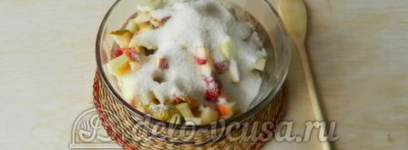 компот из яблок, груш и ягод. Шаг 3