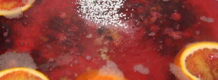 компот-крюшон со смородиной и гибридом мандарина с гранатом. Шаг 5