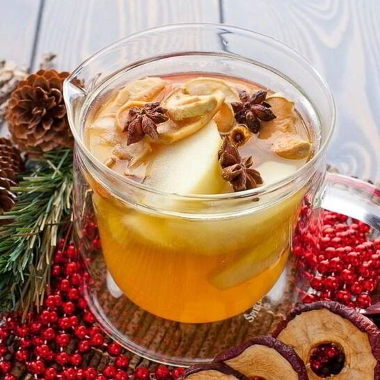 Рецепт рождественский фруктовый компот