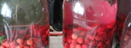 вишневый компот на зиму. Шаг 4