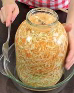 Квашеная капуста с медом