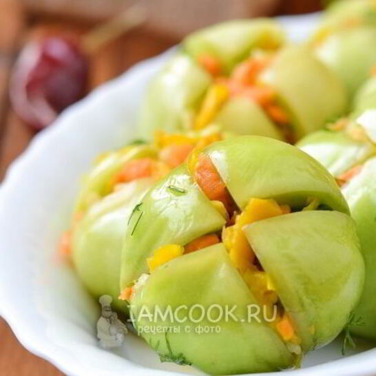 Рецепт квашеные зеленые помидоры