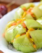 Квашеные зеленые помидоры