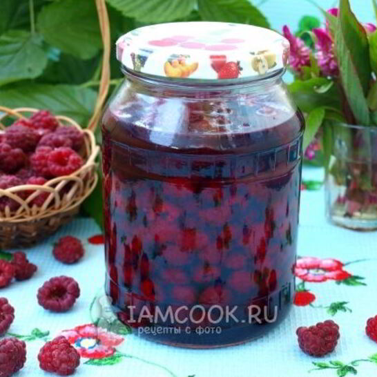 Рецепт малина в собственном соку на зиму