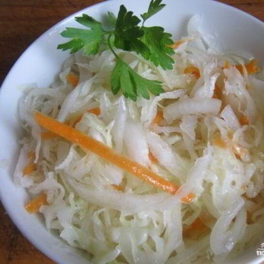 Рецепт быстрая маринованная капуста с уксусом