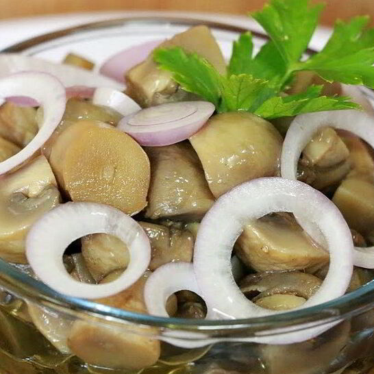 Рецепт быстрые маринованные шампиньоны