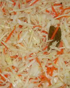 Маринованная капуста с хреном