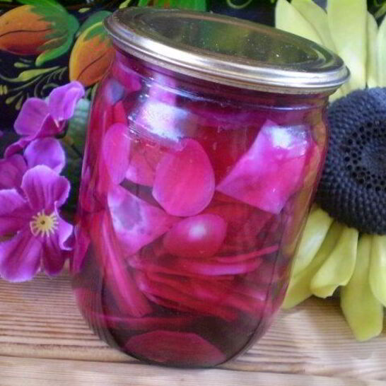 Рецепт маринованная капуста со свеклой