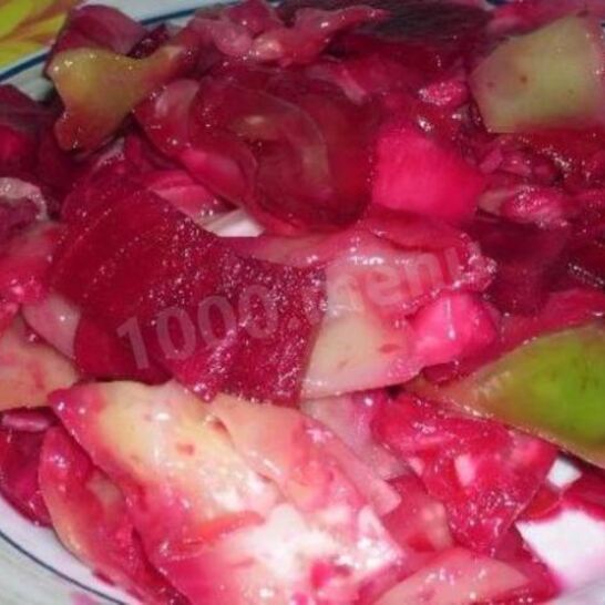 Рецепт маринованная краснокочанная капуста