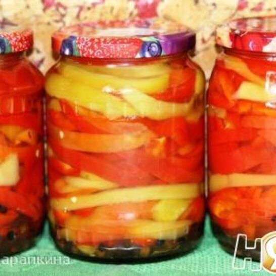 Рецепт маринованная соломка из болгарского перца