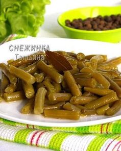 Маринованная спаржевая фасоль