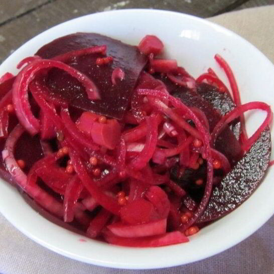 Рецепт маринованная свекла с луком