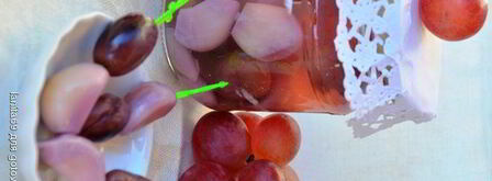 маринованный чеснок с виноградом. Шаг 4