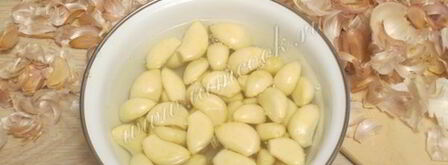 маринованный чеснок зубчиками. Шаг 6