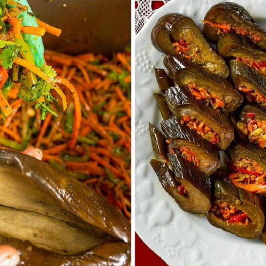 Рецепт маринованные баклажаны с морковью