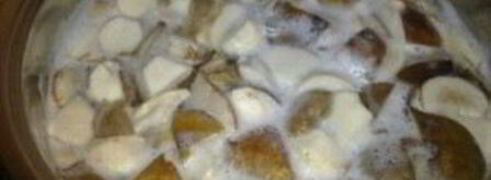 маринованные белые грибы без уксуса. Шаг 4
