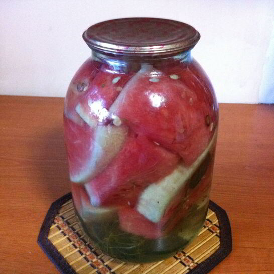 Рецепт маринованные дольки арбуза