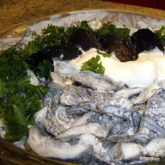 Рецепт маринованные грузди со сметаной