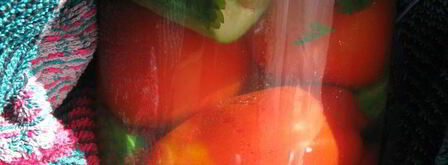 маринованные кабачки, огурцы и помидоры. Шаг 4