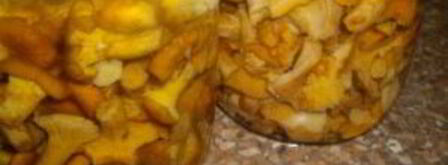 маринованные лисички с чесноком. Шаг 5