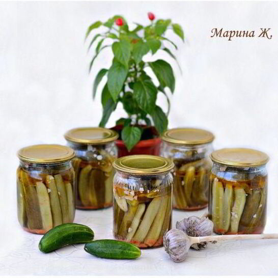 Рецепт маринованные огурчики в собственном соку