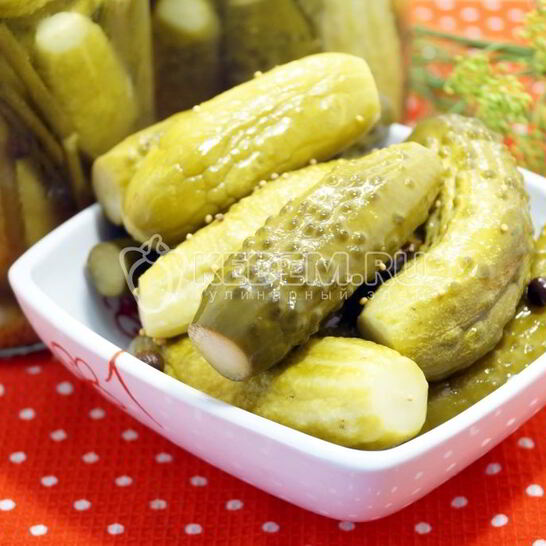 Рецепт маринованные огурцы с горчицей пальчики оближешь