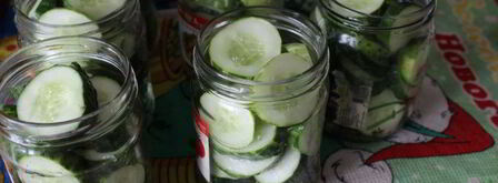 маринованные резанные огурцы на зиму. Шаг 2