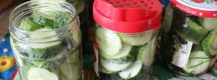 маринованные резанные огурцы на зиму. Шаг 4